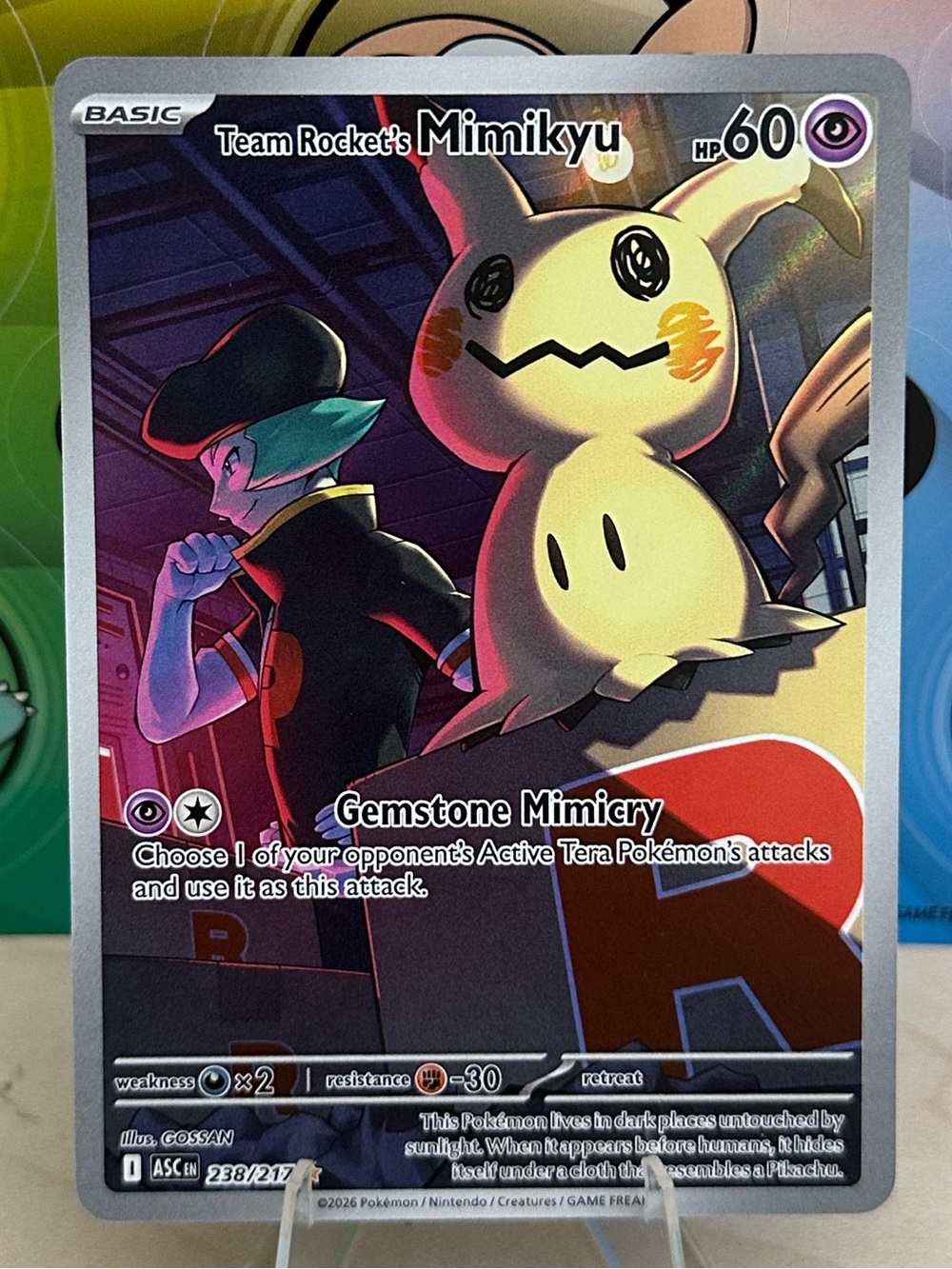 Pokémon TCG Team Rocket's Mimikyu - 238/217 - ME: Ascended Heroes (ASC) Mint/NM